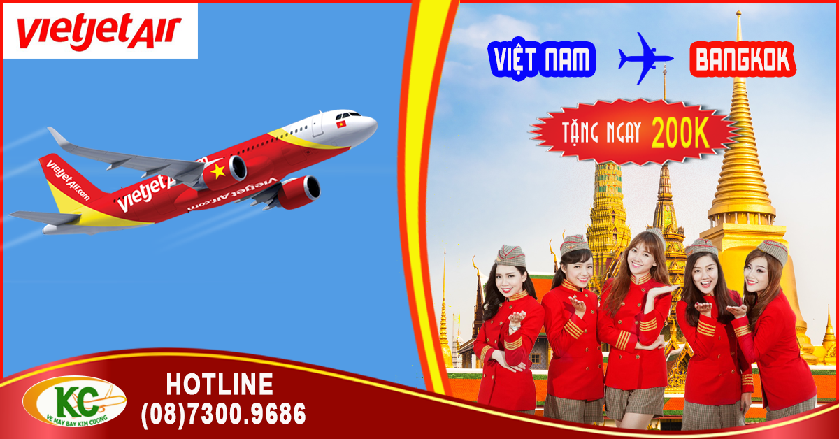 vé máy bay Việt Nam đến bangkok
